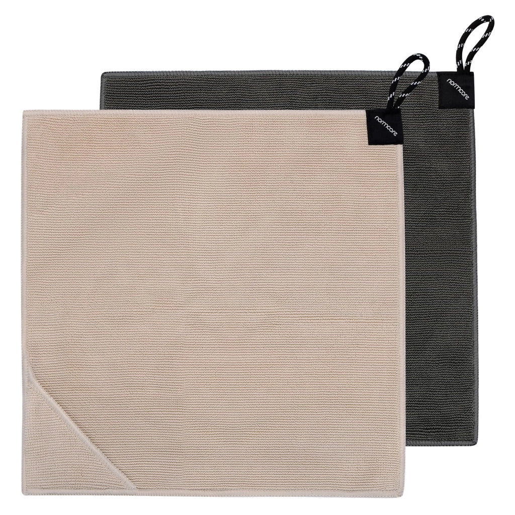Set da 2 panni in microfibra, dimensioni 30x30 cm, per macchine da caffè espresso
