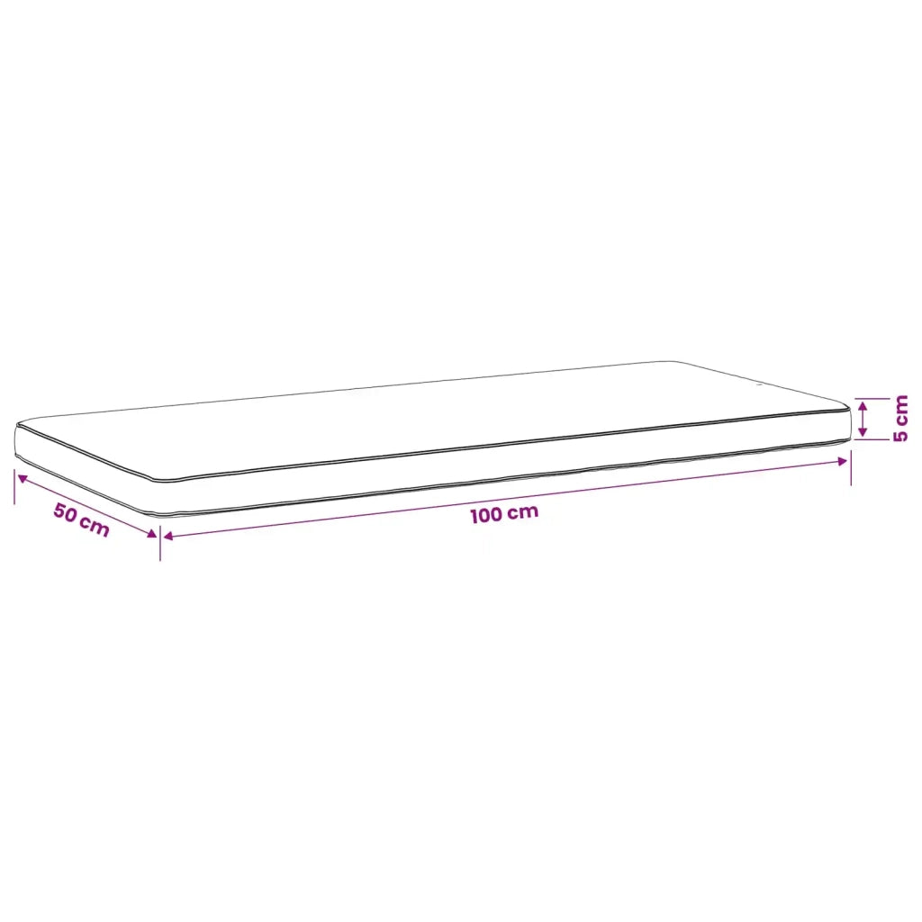 Cuscini per Panchina a 2 Pezzi VUGHT 2 pz 100% Poliestere 951761