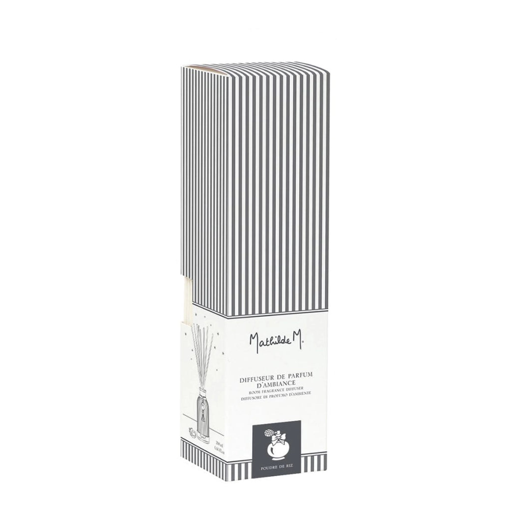 Diffusore a bastoncini, polvere di riso, 200 ml