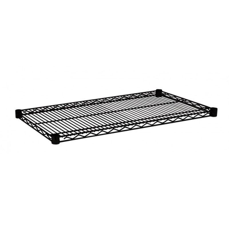 Piano Cromo Lux rettangolare cm 45x90 nero