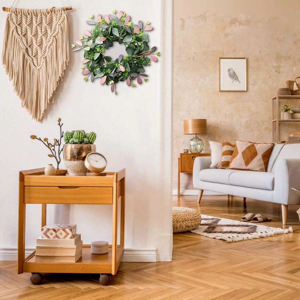 Set di 2 piante artificiali, alte 180 cm, da appendere, eucalipto, impermeabili