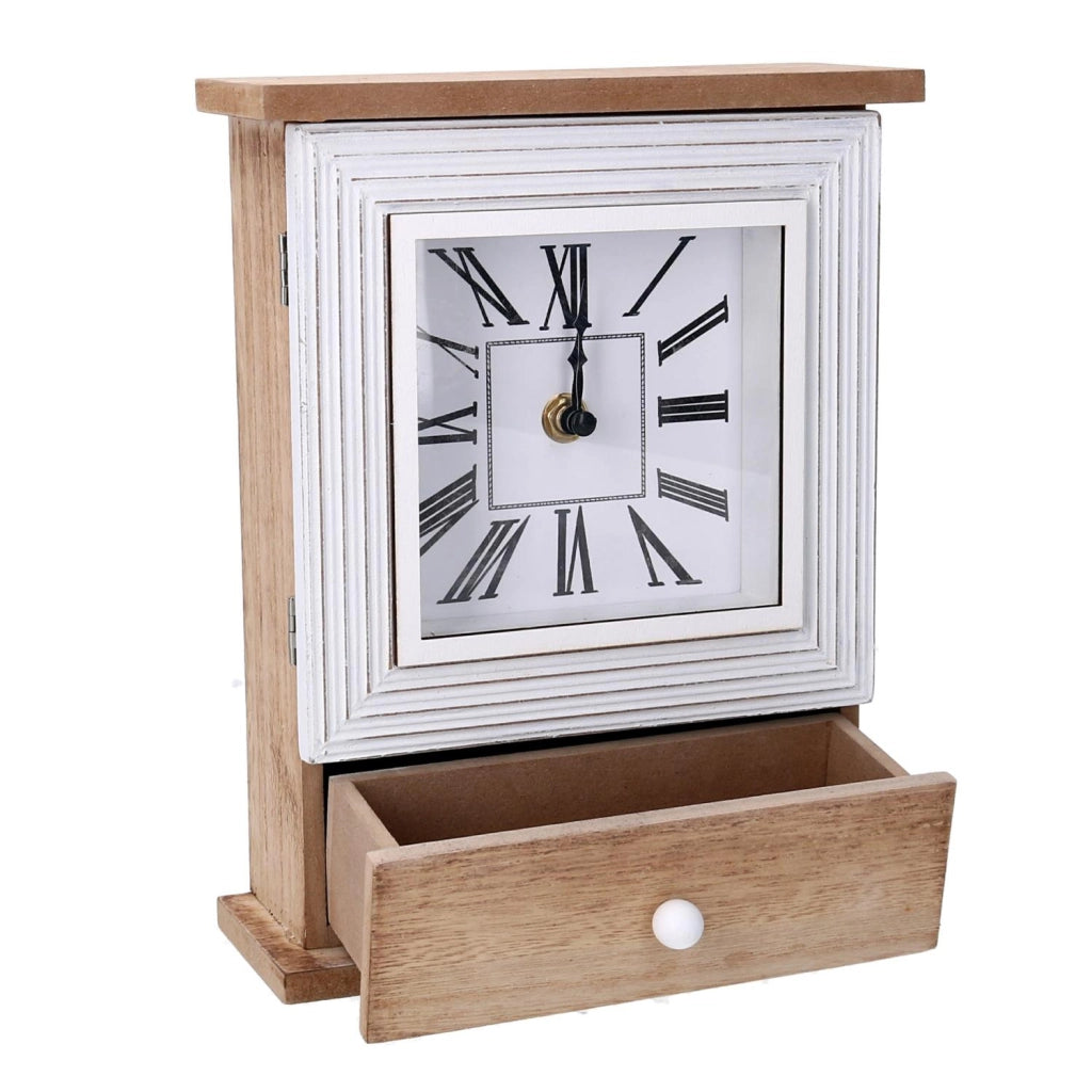 Orologio legno marrone cm 18