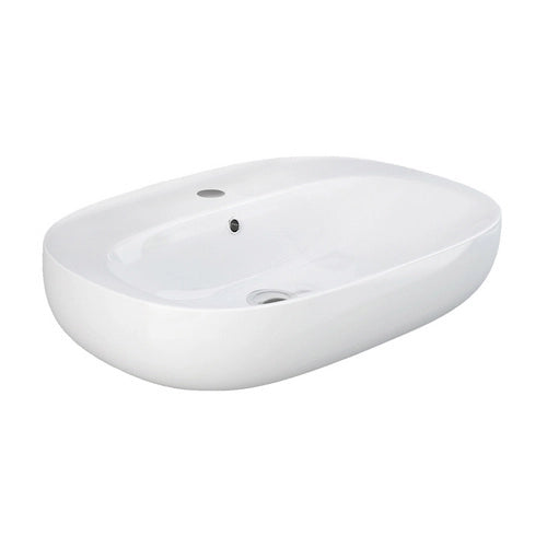 Lavabo sospeso ovale 65 cm