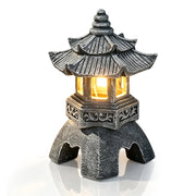 Pagode giapponesi in pietra per il giardino, dimensioni 26x17 cm