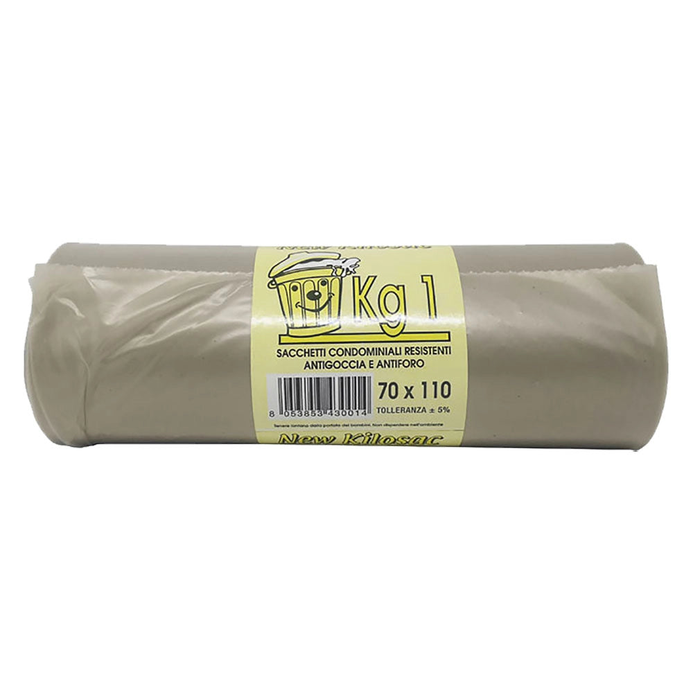 SACCHI PER NETTEZZA URBANA 'PESANTI' 90x120 - rt.1 kg - ambra