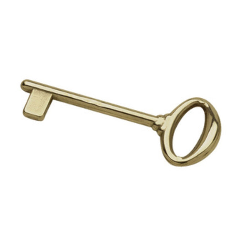 Chiave classica ottone lucido 8,5 cm