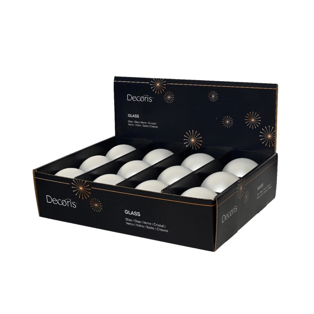 Pallina Vt opaco bianco neve d8cm
