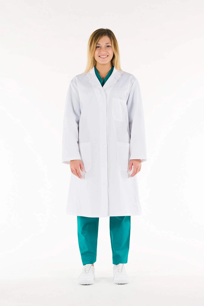 Camicia in cotone per donna, bianca, taglia 52, 1 pezzo