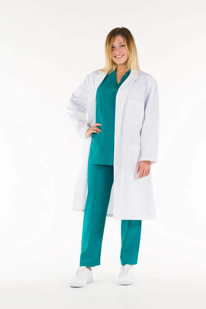Camicia in cotone per donna, bianca, taglia 52, 1 pezzo