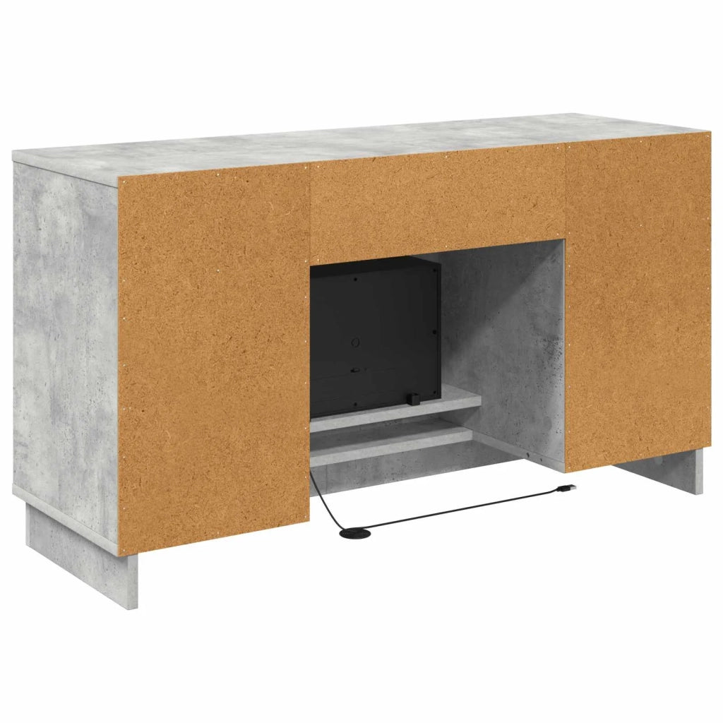 Caminetto elettrico Cemento 100 x 33 x 55 cm 8020994