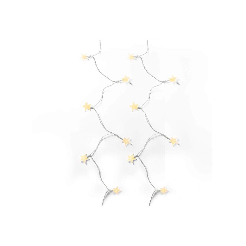 Luci Led c/stelle classic warm 460cm 8Funz OUT
