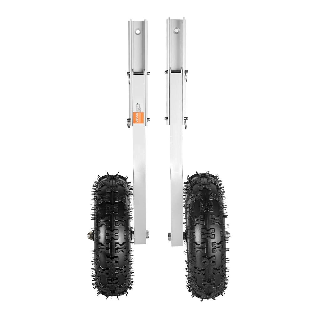 Ruote di Lancio per Gommoni da 304,8 mm in Lega di Alluminio, Carico 226,8 kg, Ruote di Poppa con 4 Perni a Sgancio Rapido, CYXSL12500