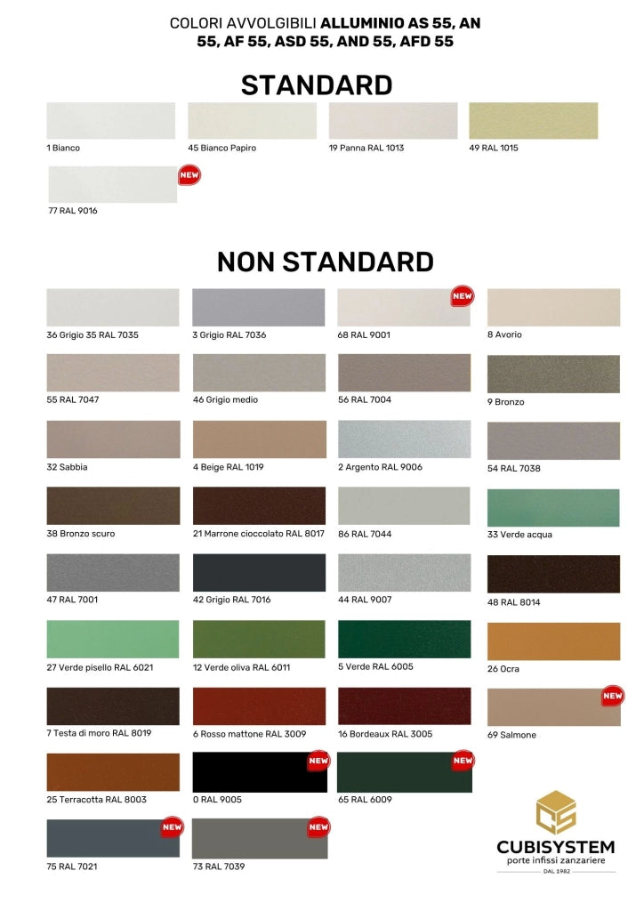 TAPPARELLA IN ALLUMINIO GRIGIO RAFFAELLO L:280 X H:240