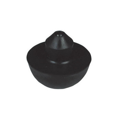 Minisfera in gomma nera 3x3 cm