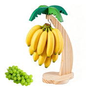 Porta-banane in legno, removibile, con base, altezza 30,5 cm