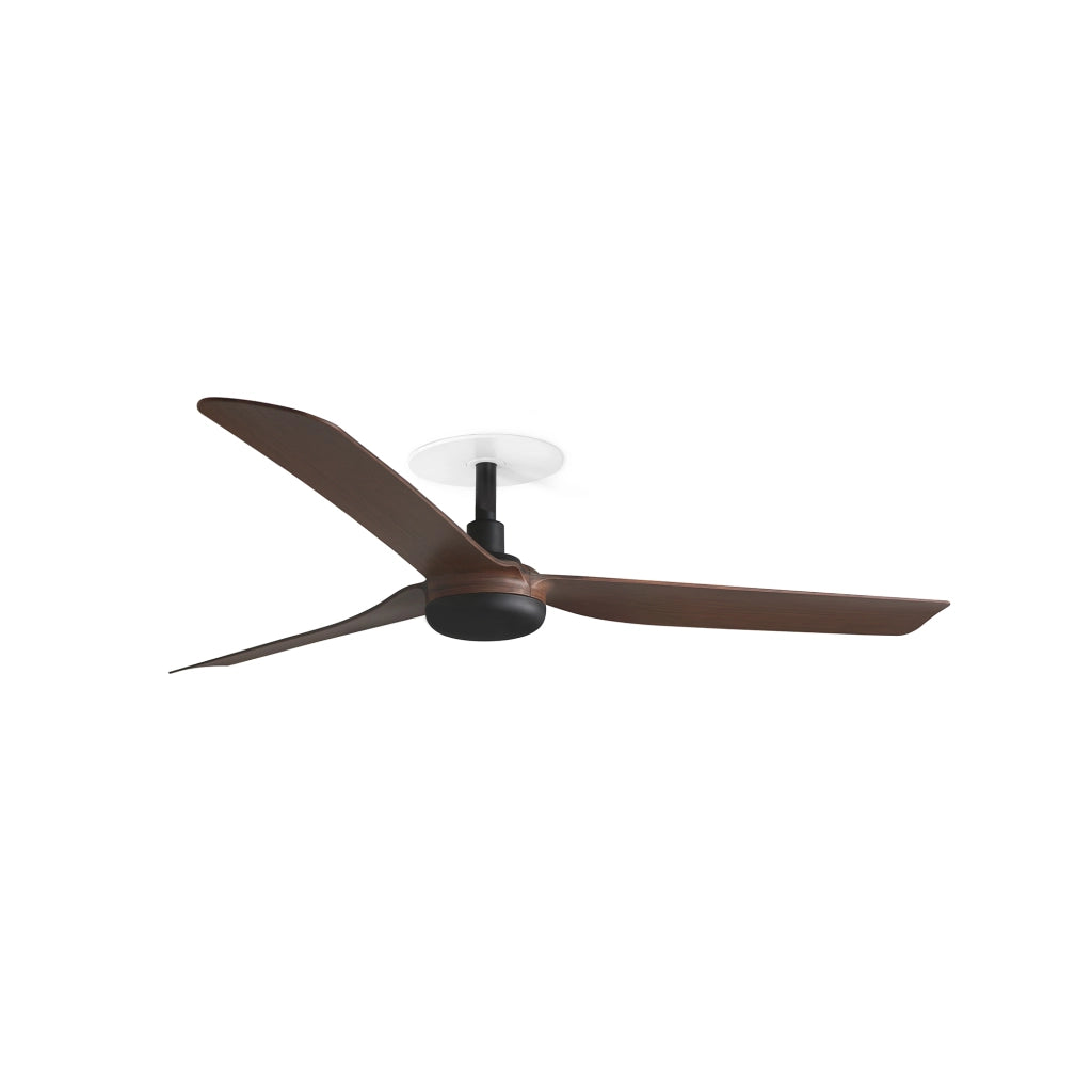PUNT RECESSED M Ventilatore nero/noce