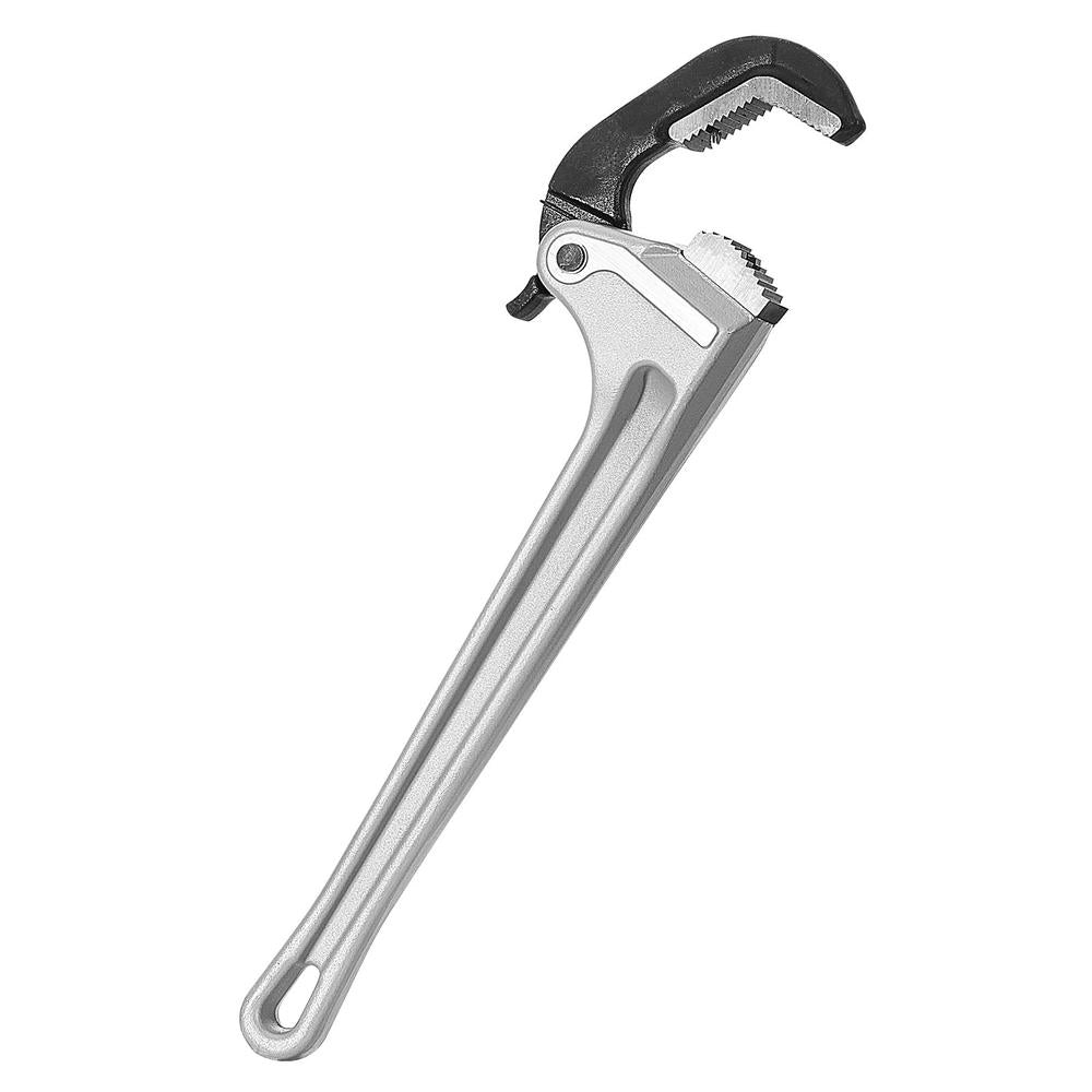 Chiave per Tubi Dritta in Alluminio 457,2 mm TD0520 18", Ganascia Regolabile Φ27-Φ89 mm, Robusta ed Ergonomica per Idraulica e Officina