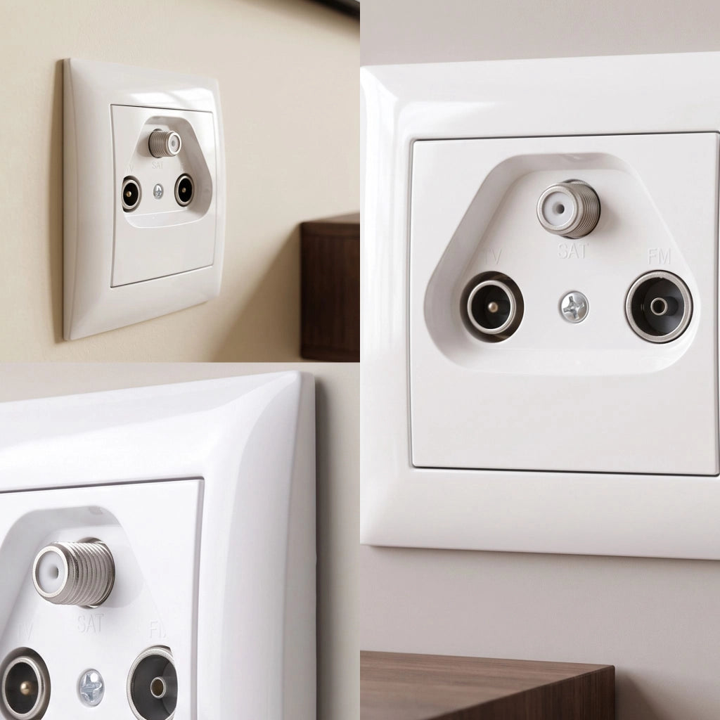 Presa Rtv-sat Oste Jnh011-a White