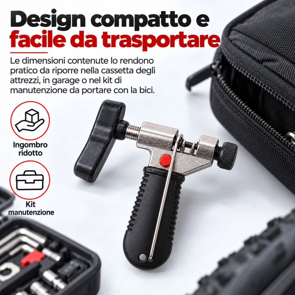 Smagliacatena Bici Acciaio per Catene 7 8 9 10 Velocità MTB Strada 94285