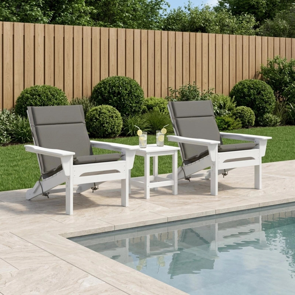 Cuscino per sedia a schienale basso GEMERT 2 pz 100% Poliestere 946471