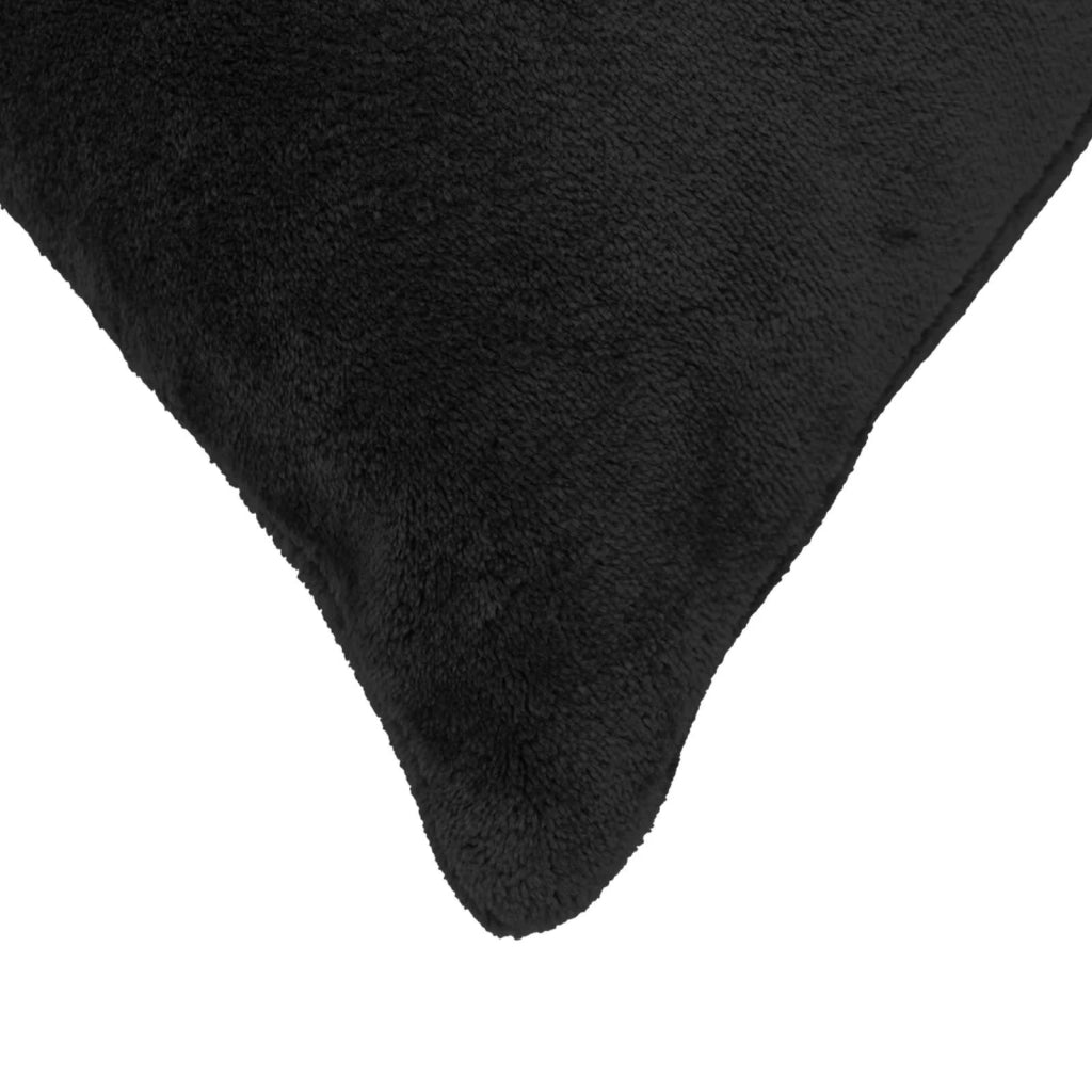 Federa 2 pz HEERLEN Nero 30 x 30 cm Flanella 907611