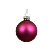 Pallina Vt opaco rosa festivo d10cm