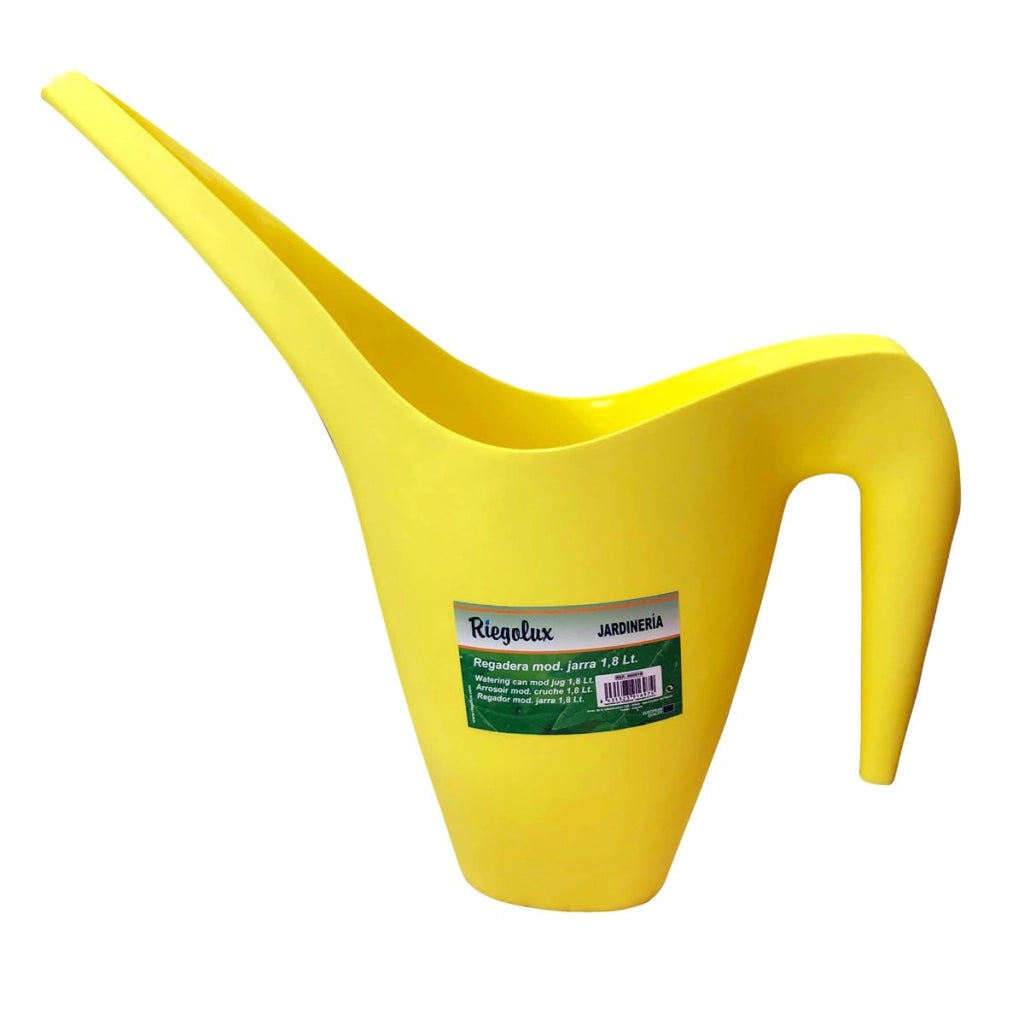 Annaffiatoio da 1,8 litri, in plastica, modello brocca, multicolore