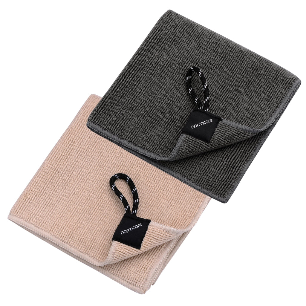 Set da 2 panni in microfibra, dimensioni 30x30 cm, per macchine da caffè espresso