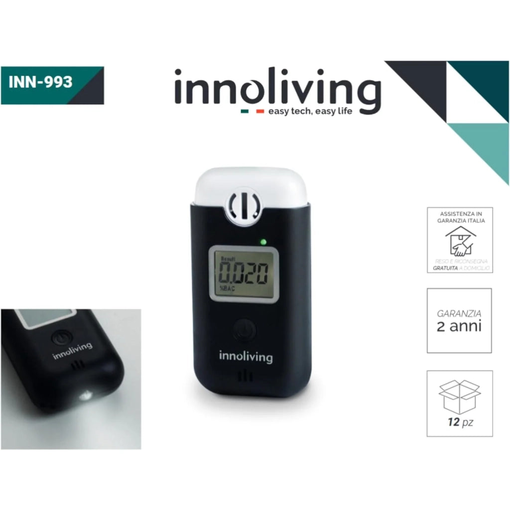 Innoliving INN-993 Alcol Tester Digitale a Batterie