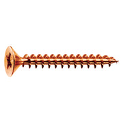 Viti per legno 3,5 x 50 mm bronzate