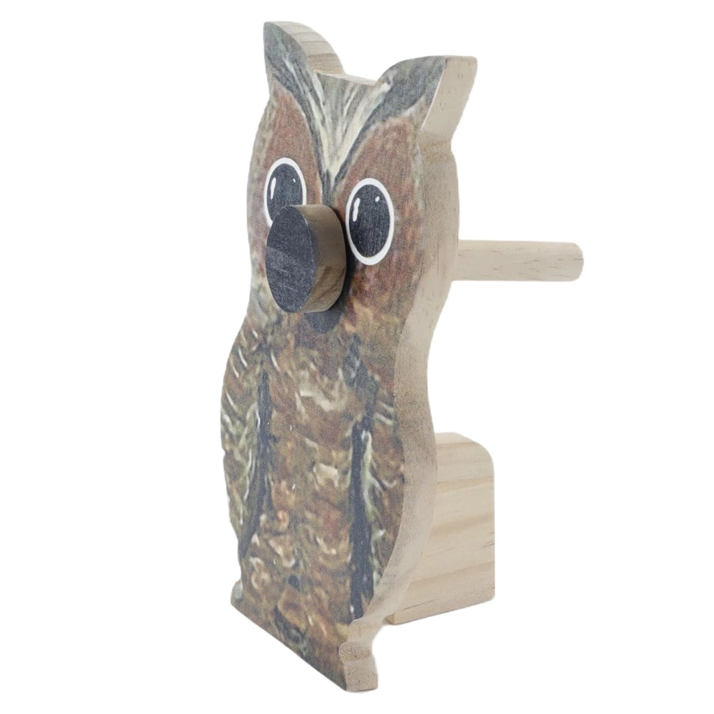 Portabici in legno a forma di gufo, supporto decorativo per occhiali da scrivania e soggiorno, accessorio multifunzionale