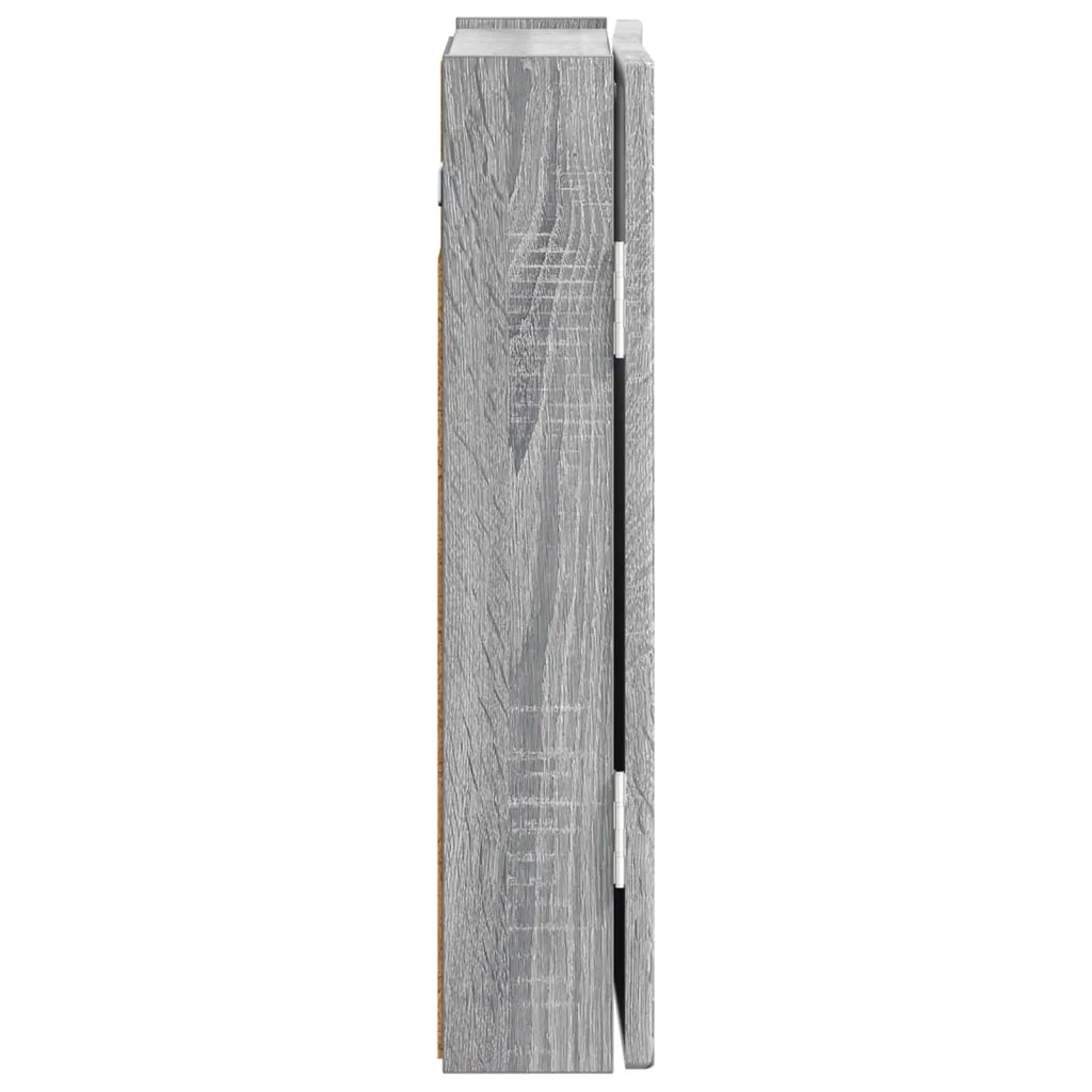 Armadio per Dartboard ALKMAAR Sonoma grigio 896231