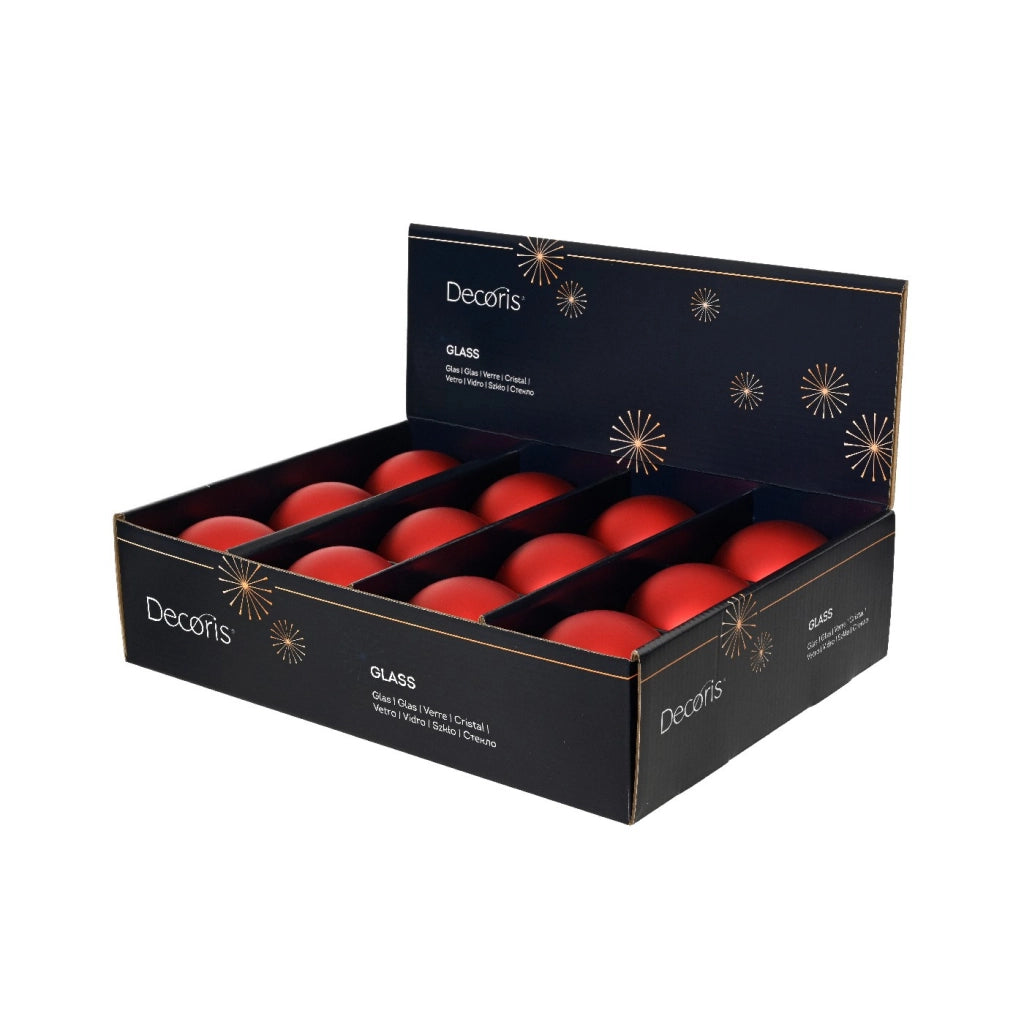Pallina Vt opaco rosso d8cm