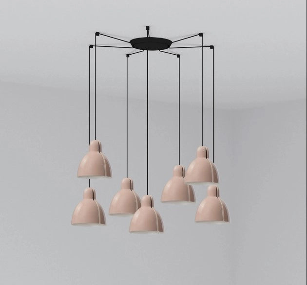 VENICE 7L, Lampada a Sospensione per Interni, Faro Barcelona Colore: Rosa