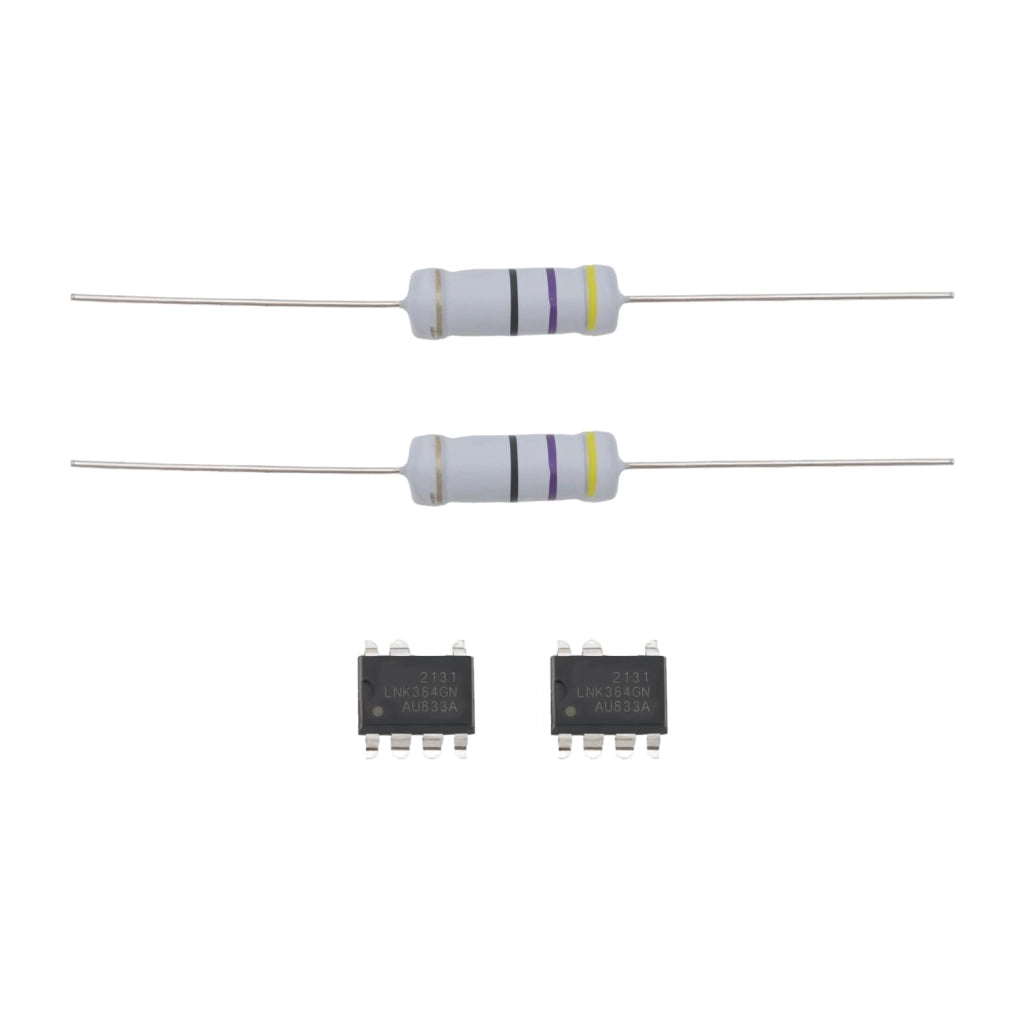 2 x LNK364GN, circuito integrato + resistenza da 47 Ohm per asciugatrici