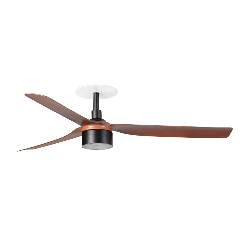 PUNT RECESSED TEK M Ventilatore nero/noce 2700K