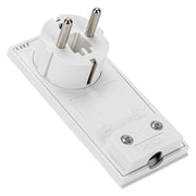 Spina volante piatta Schuko 16A 2P+T