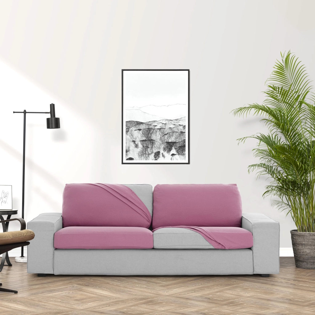Fodera per panca bi-elastica per seduta e schienale, taglia M, rosa