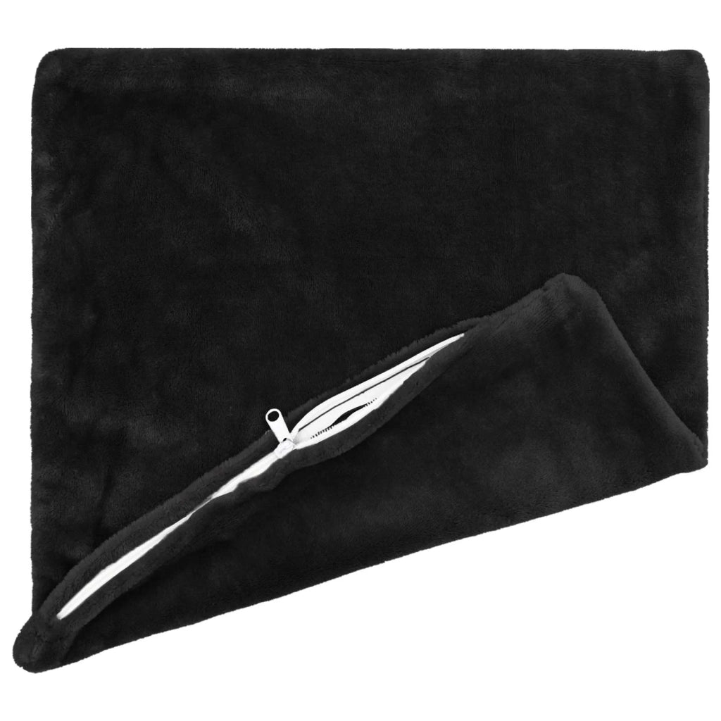 Federa 2 pz HEERLEN Nero 65 x 65 cm Flanella 913119