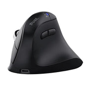 TRUST MOUSE ERGONOMICO VERTICALE HYPERSCROLL WIRELESS RICARICABILE MULTICONNECT 2x BT + WL 2,4GHZ (U