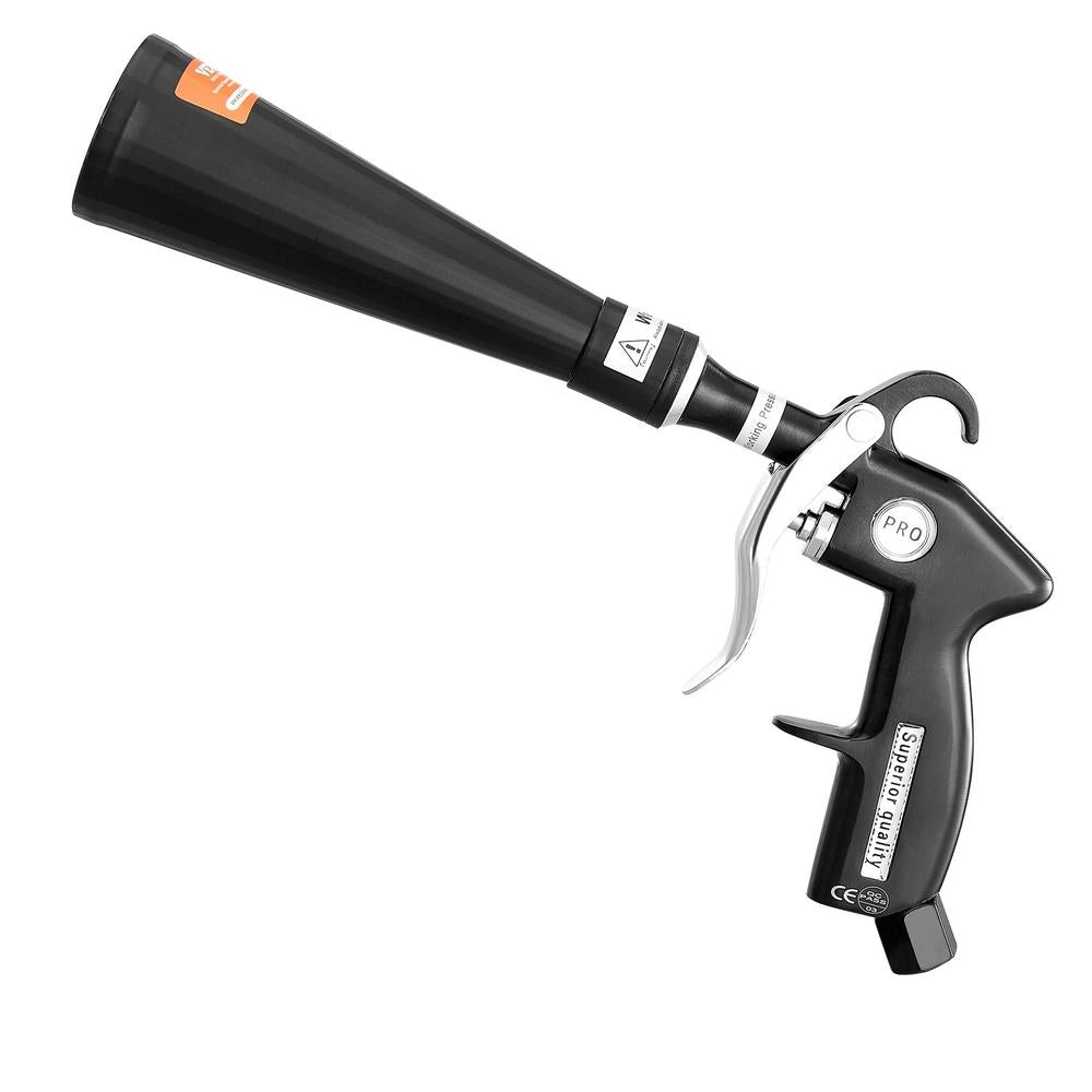 Pulitore ad Aria Compressa HCL-15A 6-9,2 bar con Tubo Rotante in Alluminio 2 Ugelli 1/4 NPT Ergonomico per Officina e Fai da Te