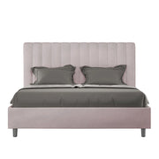 Letto Matrimoniale in Microfibra 160x190 Senza Rete Agueda Glicine