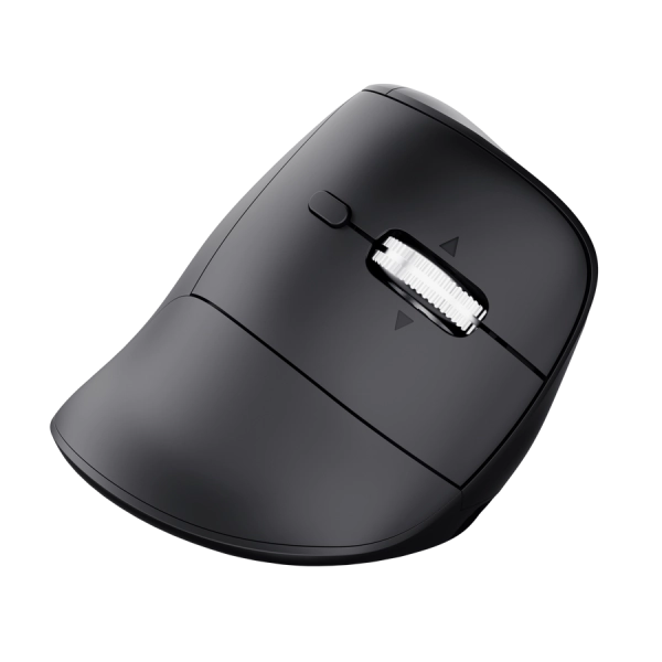 TRUST MOUSE ERGONOMICO VERTICALE HYPERSCROLL WIRELESS RICARICABILE MULTICONNECT 2x BT + WL 2,4GHZ (U
