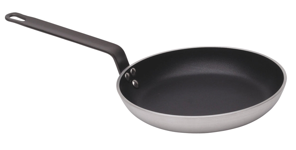 Padella in alluminio da 24 cm, con rivestimento antiaderente, adatta al forno, con doppio strato di rivestimento