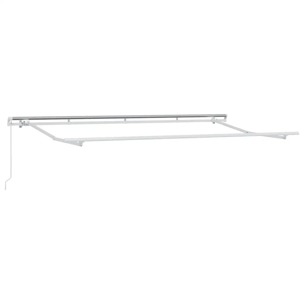Tendone manuale 3,5 x 2 m Strisce Blu e Bianche 100% Poliestere 3329621