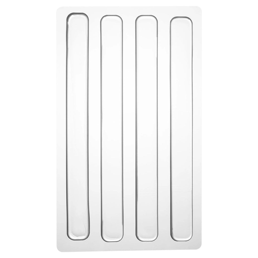 Strisce di silicone autoadesive, 4 pezzi, 150x15x2 mm, trasparenti