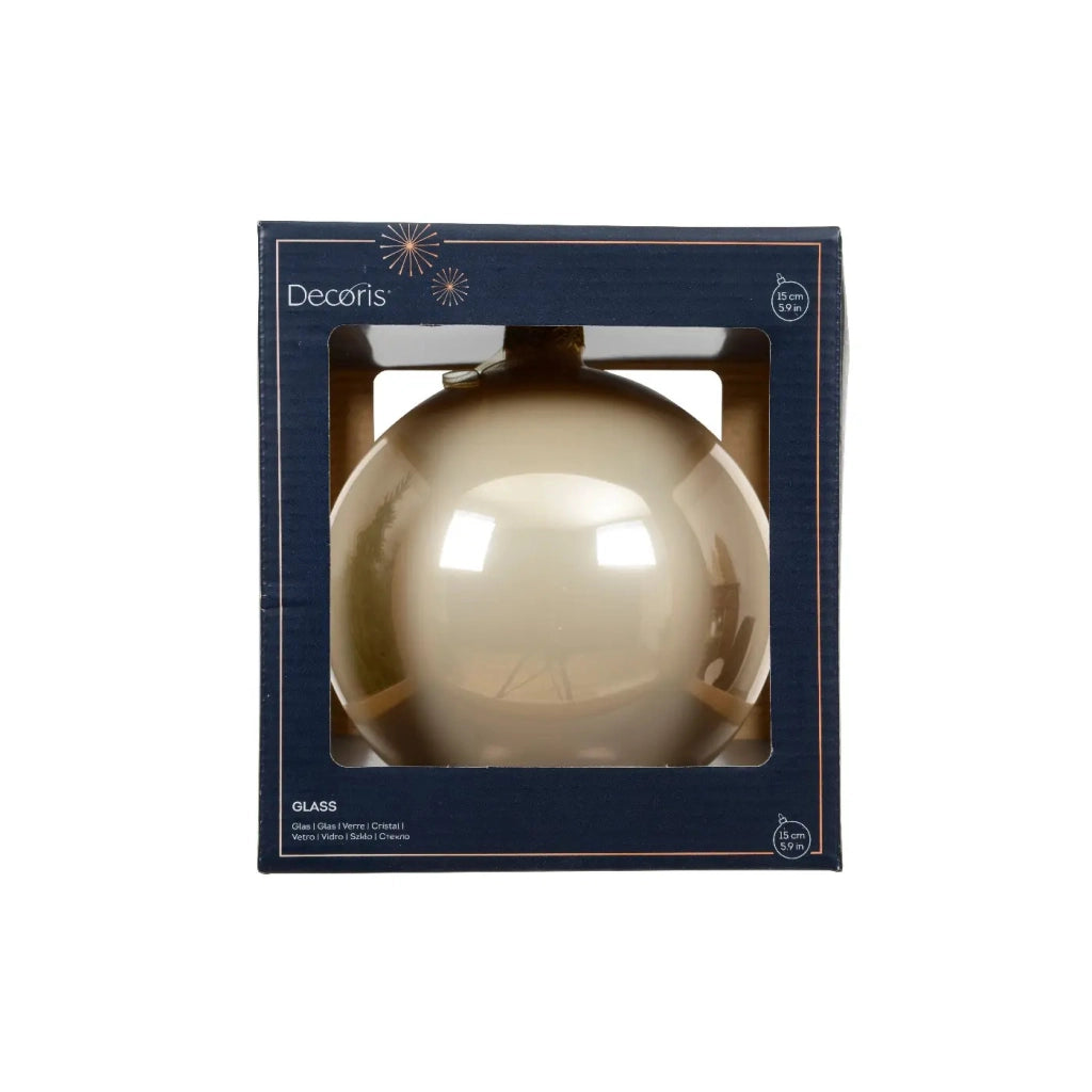 Pallina Vt opaco perla d8cm