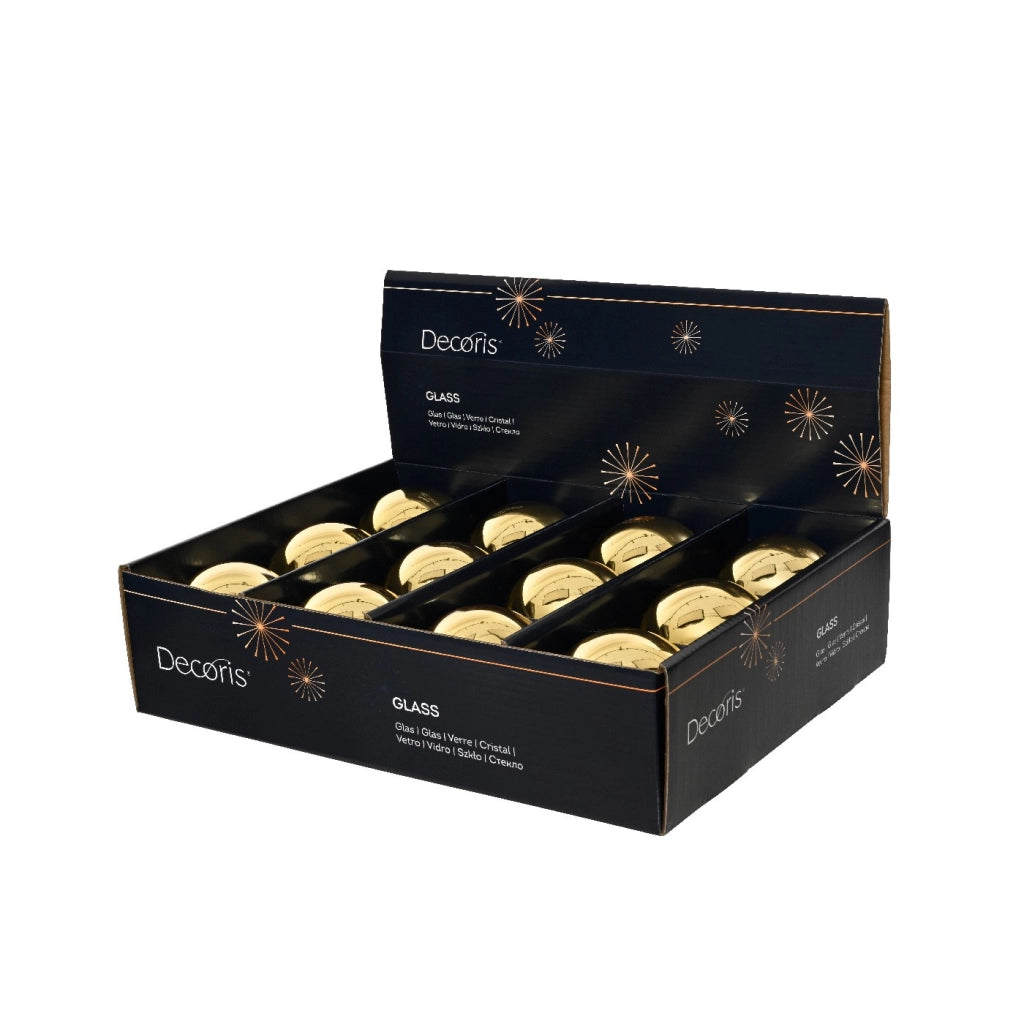Pallina Vt lucido oro chiaro d8cm