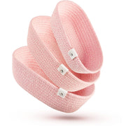 Cesti ovali rosa, set da 3, dimensioni 28x18x10 cm