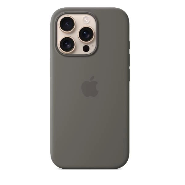 Iphone 16 pro max silicone case with magsafe - stone gray - MYYV3ZM/A